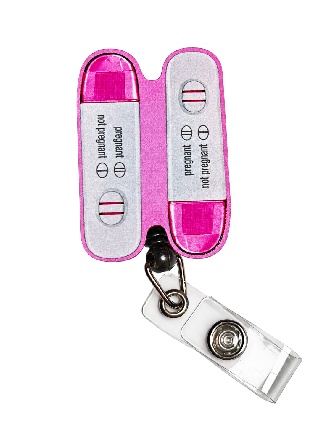 PYNK PREGNANCY TEST BADGE REEL