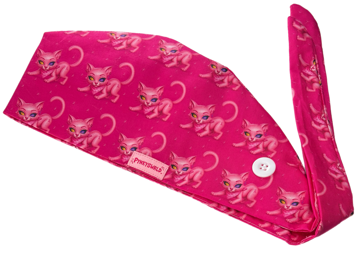 PAWS IN PYNK SCRUB CAP