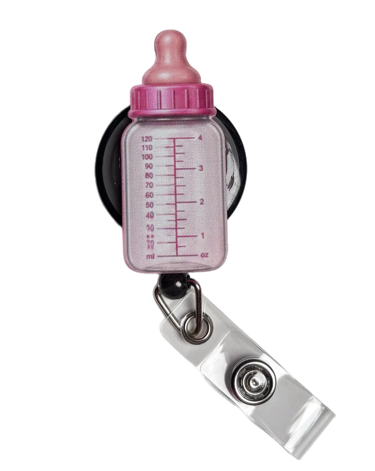 BABY BOTTLE PYNK BADGE REEL