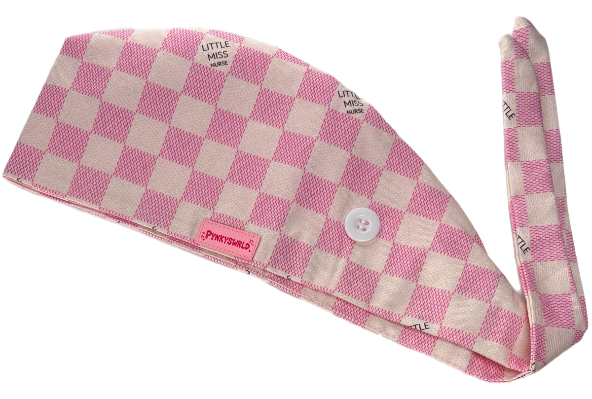 LITTLE MISS NURSE SCRUB CAP