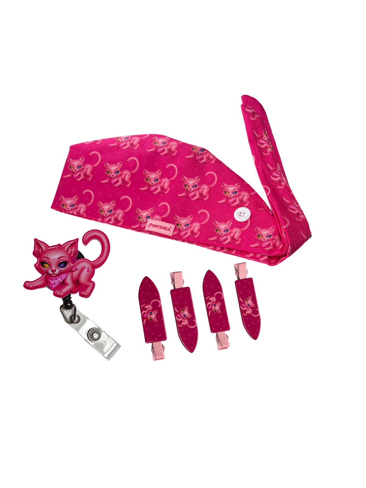 PAWS IN PYNK MATCHING SET