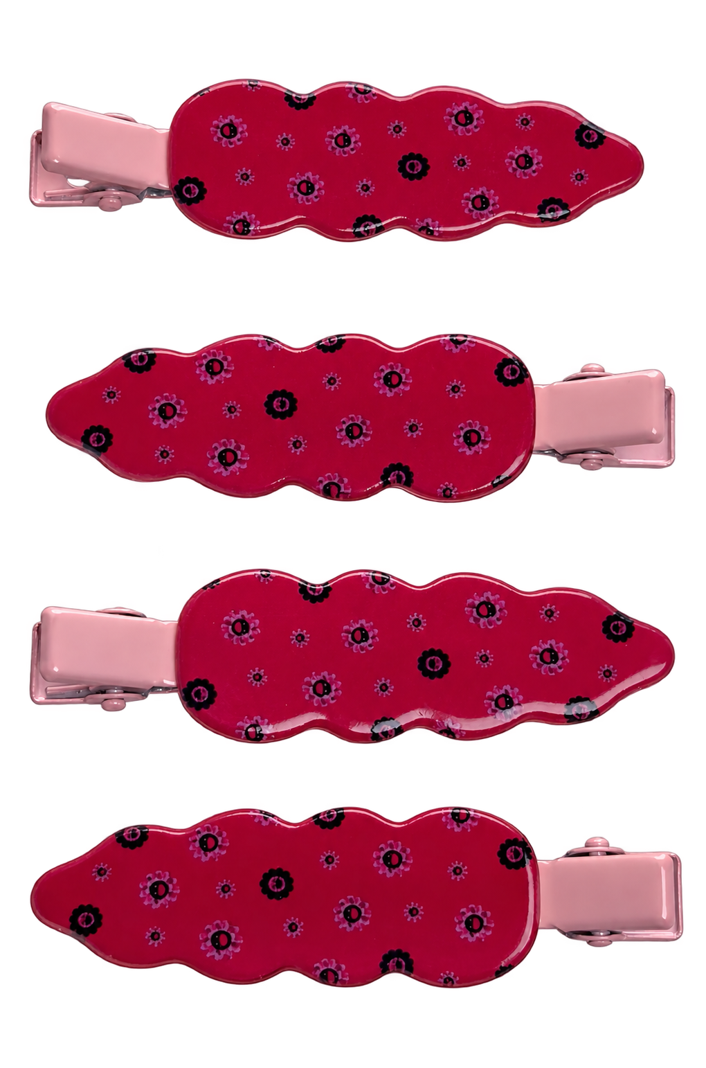 PYNK CAMO BLOOM HAIR CLIP SET