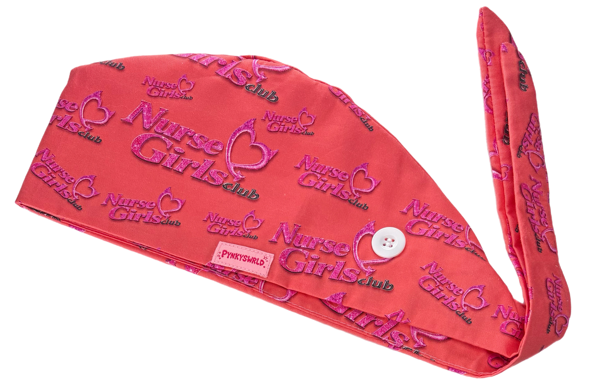 NURSE GIRLS CLUB SCRUB CAP