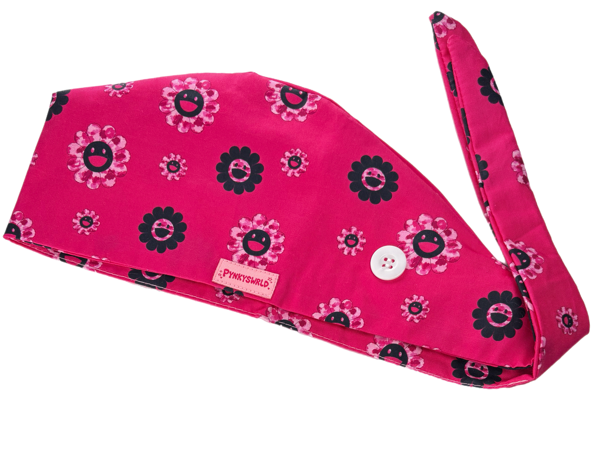 PYNK CAMO BLOOM SCRUB CAP